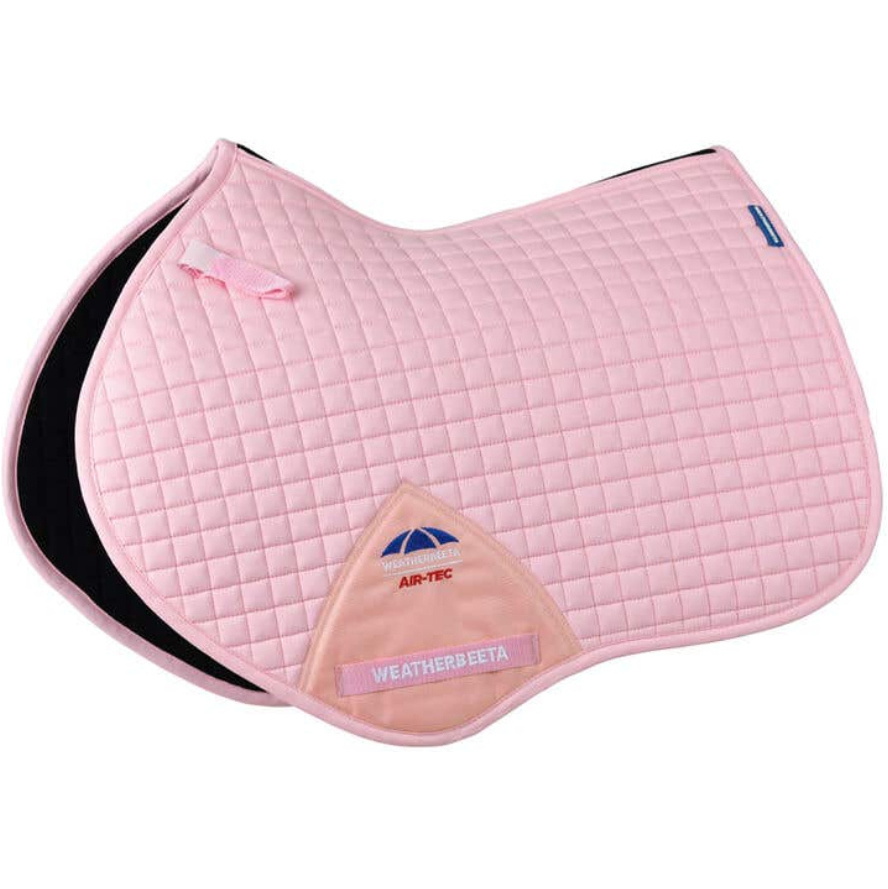 2025 Weatherbeeta Prime Air-Tec Jump Shaped Saddle Pad 1028251 - Light Pink